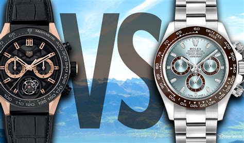 rolex vs tag heuer.